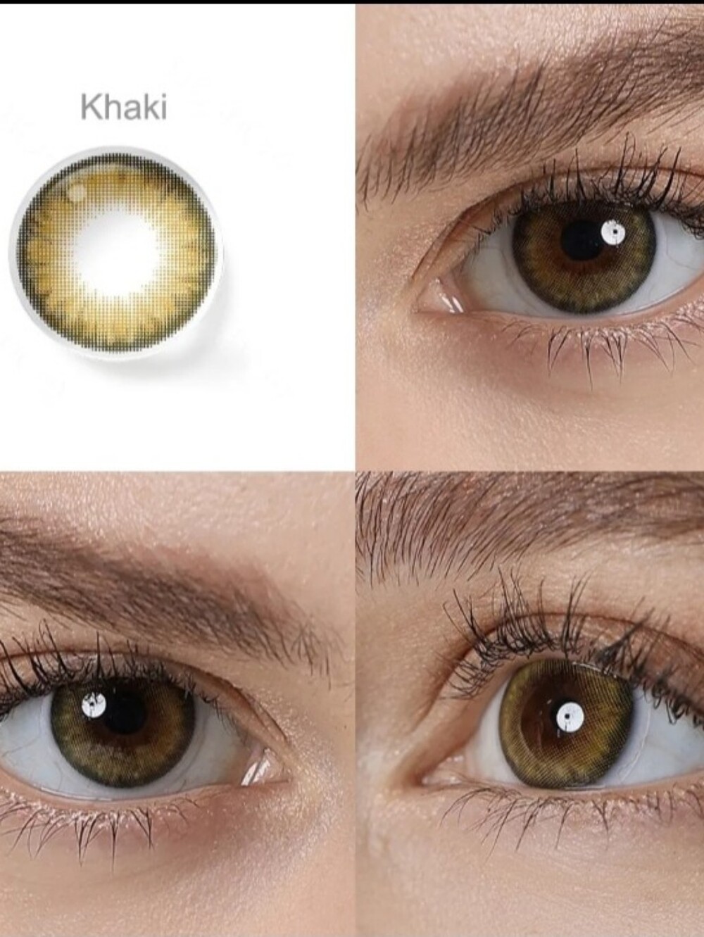 Khaki - Color Eye Wear Lenses - Costume Enhancements - Picture 2 of 3